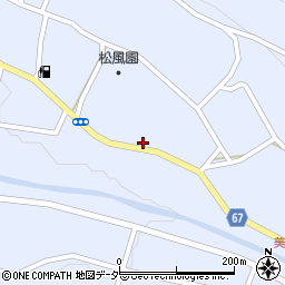 長野県松本市入山辺東桐原1494周辺の地図