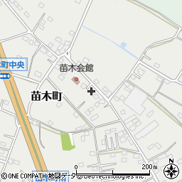 群馬県館林市苗木町1723-1周辺の地図