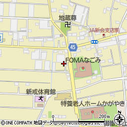 埼玉県深谷市新戒707周辺の地図