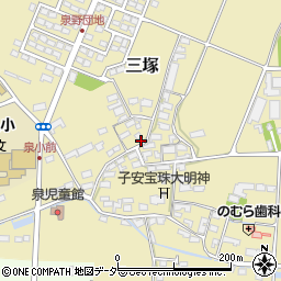 長野県佐久市三塚38周辺の地図
