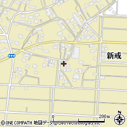 埼玉県深谷市新戒1268周辺の地図