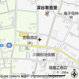 埼玉県深谷市下手計183周辺の地図