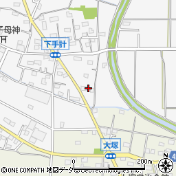 埼玉県深谷市下手計310周辺の地図
