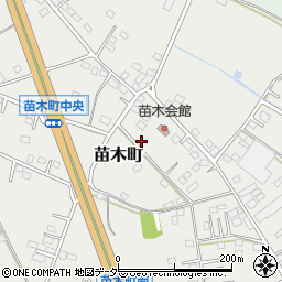 群馬県館林市苗木町1728-2周辺の地図