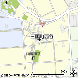福井県坂井市三国町西谷周辺の地図
