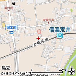 長野県松本市島立161周辺の地図