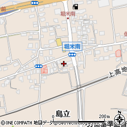 長野県松本市島立180周辺の地図