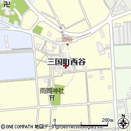 福井県坂井市三国町西谷9-12周辺の地図