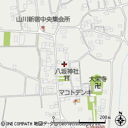 茨城県結城市山川新宿390周辺の地図