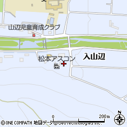 長野県松本市入山辺84周辺の地図