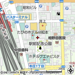 松本メーヤウ 駅前店周辺の地図