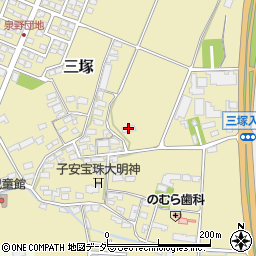 長野県佐久市三塚109周辺の地図