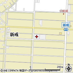 埼玉県深谷市新戒1313周辺の地図