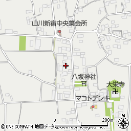 茨城県結城市山川新宿421周辺の地図