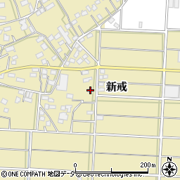 埼玉県深谷市新戒1164周辺の地図