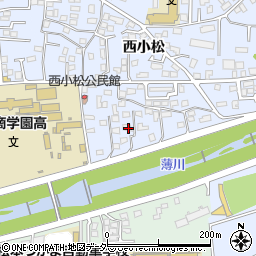 長野県松本市里山辺西小松4297周辺の地図
