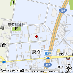 沢田本店工場周辺の地図