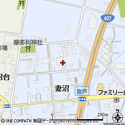 沢田本店工場周辺の地図