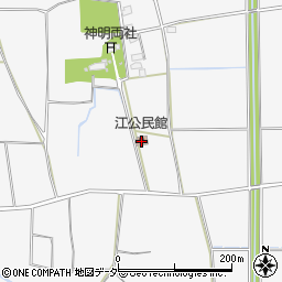 江公民館周辺の地図