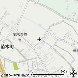 群馬県館林市苗木町1719-25周辺の地図