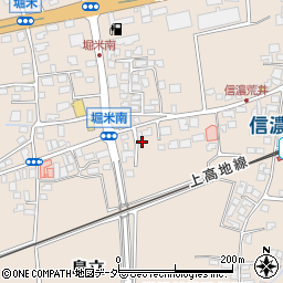 長野県松本市島立177周辺の地図