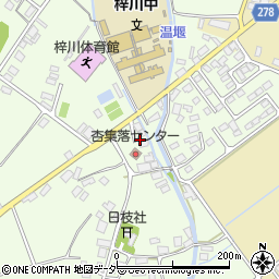 長野県松本市梓川梓1121周辺の地図