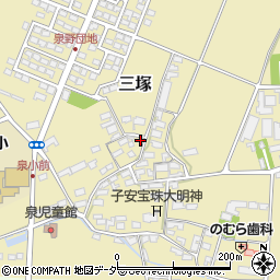 長野県佐久市三塚43周辺の地図