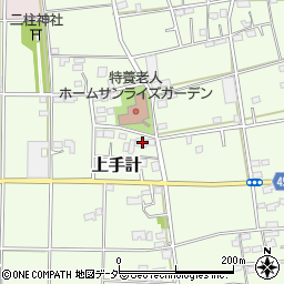 埼玉県深谷市上手計324周辺の地図