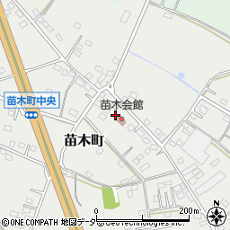 群馬県館林市苗木町1728周辺の地図