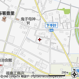 埼玉県深谷市下手計118周辺の地図