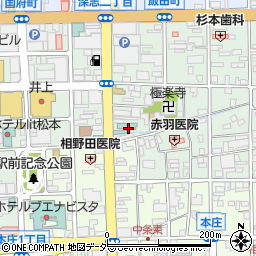 松本ツーリストホテル周辺の地図