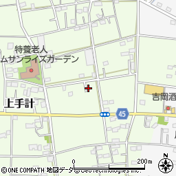 埼玉県深谷市上手計64周辺の地図