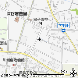 埼玉県深谷市下手計152周辺の地図