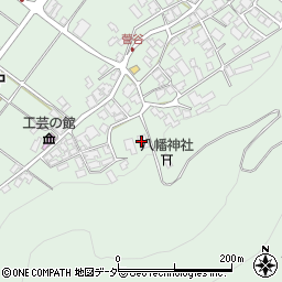 加賀市役所　西谷地区会館周辺の地図