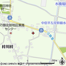 長野県松本市梓川梓4484-3周辺の地図