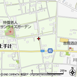 埼玉県深谷市上手計63周辺の地図