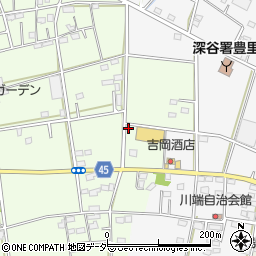 埼玉県深谷市上手計9周辺の地図