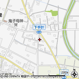 埼玉県深谷市下手計296周辺の地図