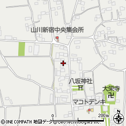 茨城県結城市山川新宿422周辺の地図