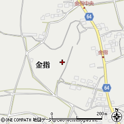茨城県石岡市金指周辺の地図