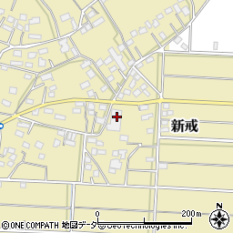 埼玉県深谷市新戒1252周辺の地図
