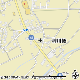 長野県松本市梓川倭1288周辺の地図