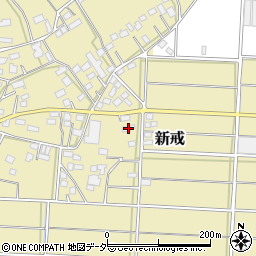 埼玉県深谷市新戒1258周辺の地図