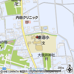熊谷市立妻沼小学校周辺の地図