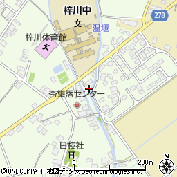 長野県松本市梓川梓1122-1周辺の地図
