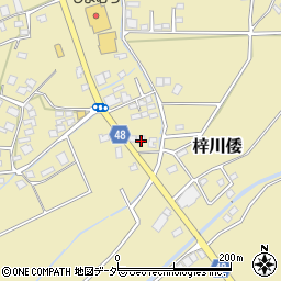 長野県松本市梓川倭1287周辺の地図