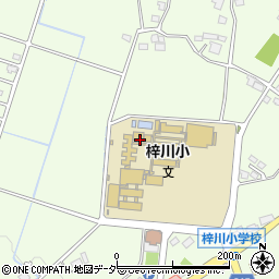 松本市立梓川小学校周辺の地図
