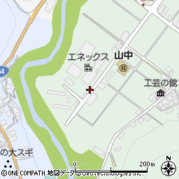 石川県加賀市山中温泉菅谷町ニ周辺の地図