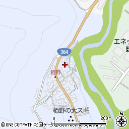 石川県加賀市山中温泉栢野町イ周辺の地図