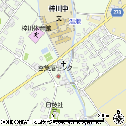 長野県松本市梓川梓1123周辺の地図